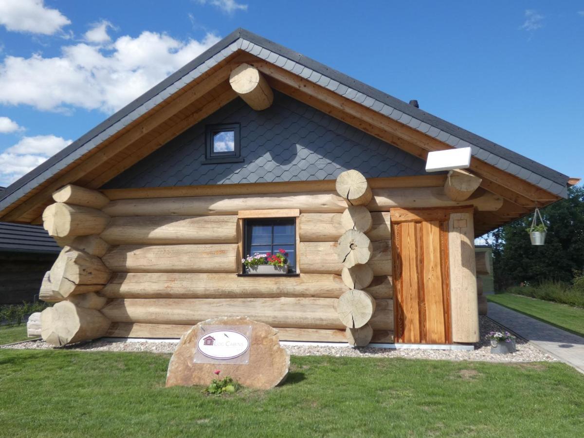 Naturstammhaus Tollensesee Groß Nemerow Exterior foto
